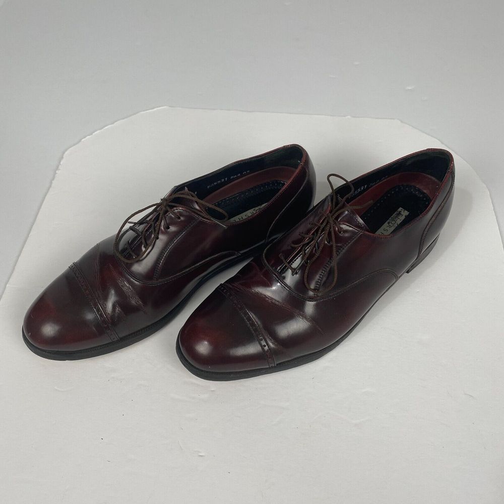 Florsheim‎ 585531 Men's US10.5 D Cordovan Leather Derby Shoes Made in India